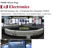 Tablet Screenshot of djelectronics.com