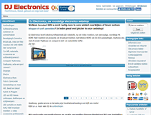 Tablet Screenshot of djelectronics.nl